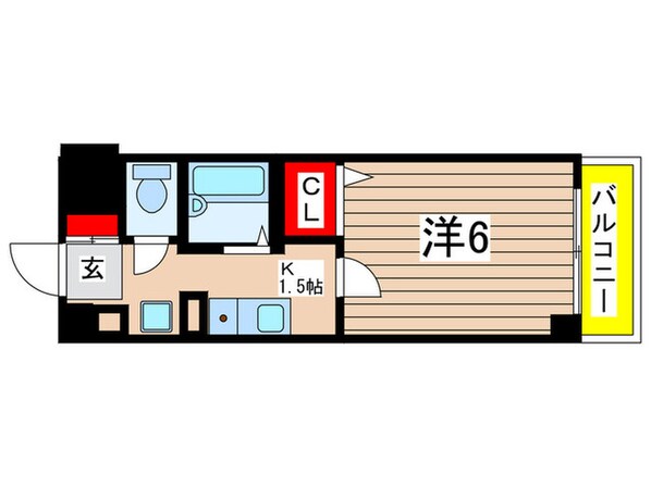 芝コ－ポ３号館の物件間取画像